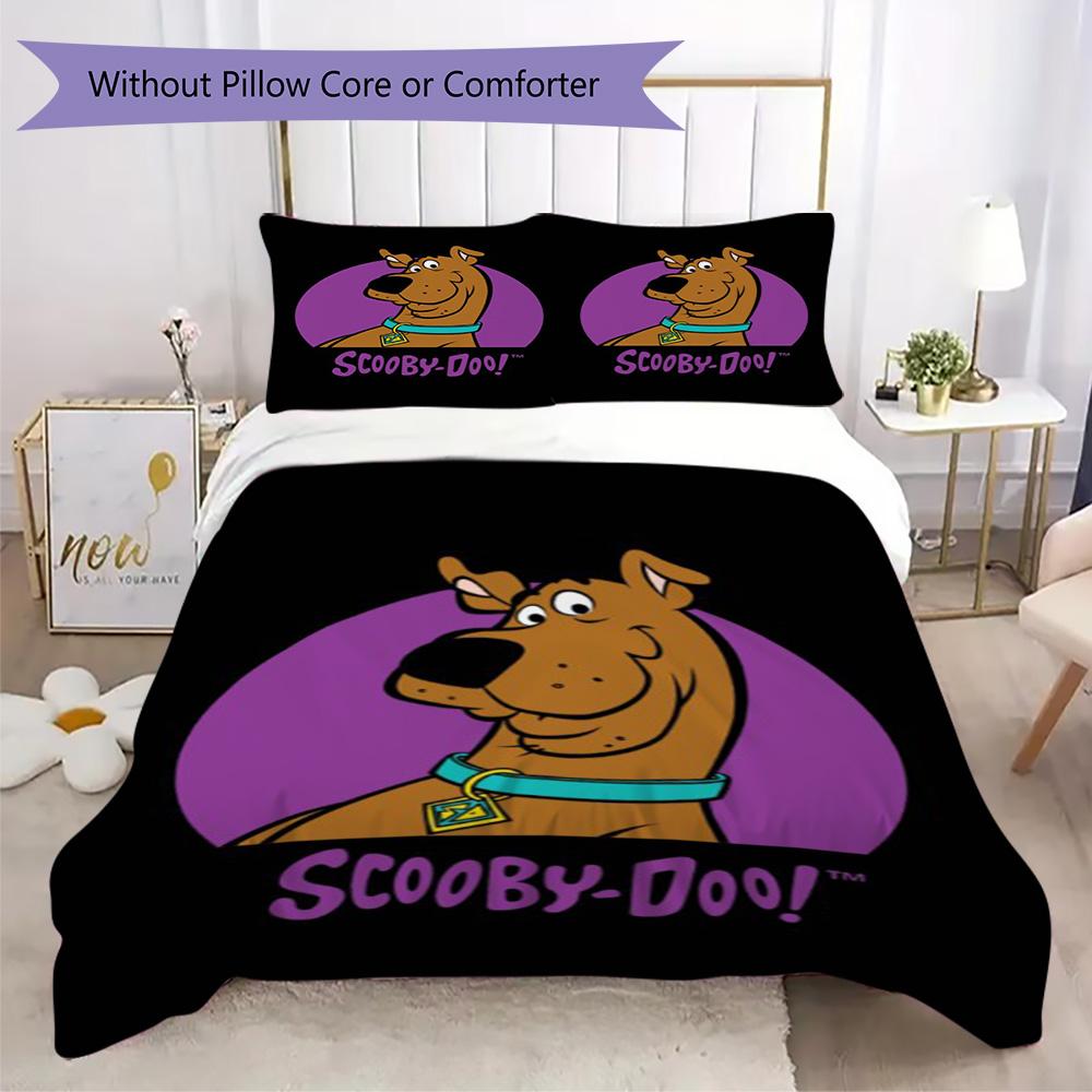 Halloween fantasy comedy adventure cartoon movie Scooby-Doo provides comfortable bedding covers and pillowcases for home use (without core) K12