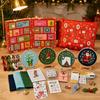 Christmas Cross Stitch Starter Set Advent Calendar, 24 Days Countdown Calendar Embroidery Kit, Box DIY Hand Art Craft Holiday Gifts for Lovers