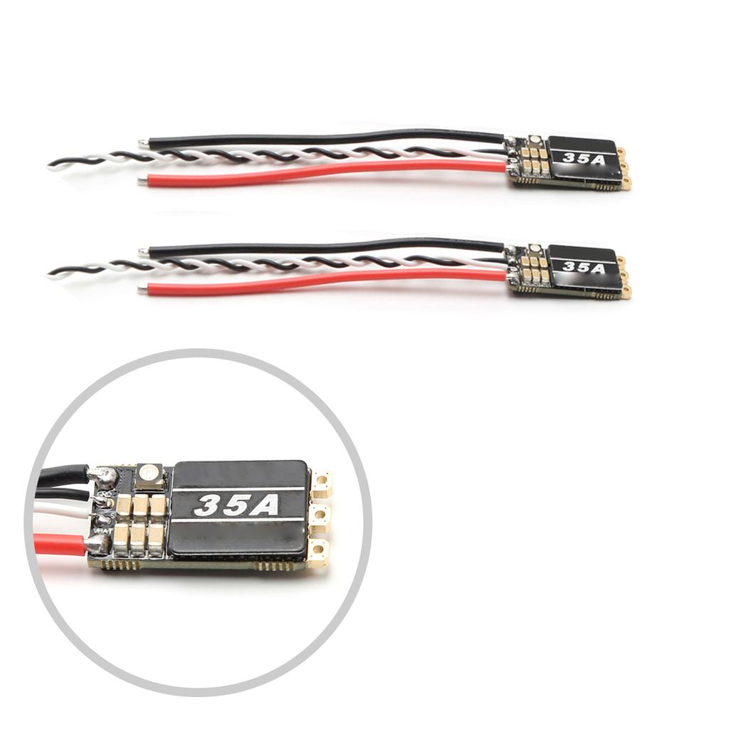 35A BLHeli_S ESC 2-6S Brushless ESC Electronic Speed Controller Built-in Programmable RGB LED for RC Drone Quadcopter