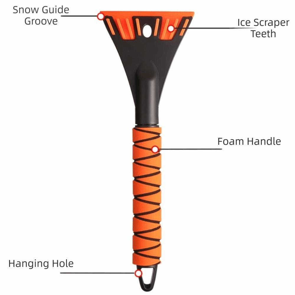 Snow Brush PP Car Ice Scraper Multi-function Retractable Windshield Remover Portable Auto Glass Defrost Snow Clearing