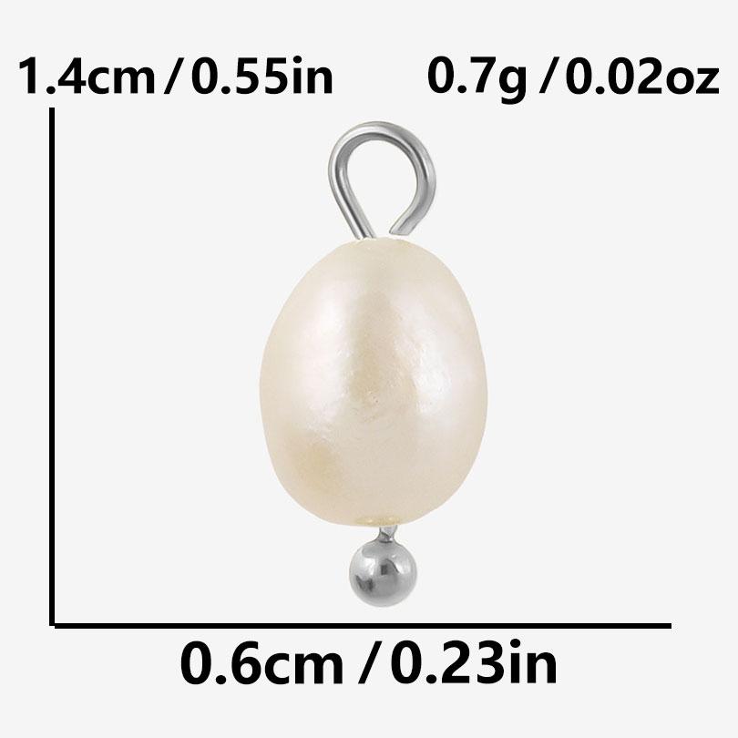 2pcs Irregular Round Three-Dimensional Real Shell Pearl Charm For Jewelry Making Supplies Handmade Sea Beach Accessories Pendant