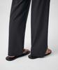 MUSINSA STANDARD [Cooltandard] One-Pleat Wide Elastic Waist Slacks [Gunmetal]