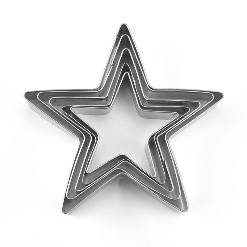 

Рождественские куки-резаки: Пряничный человечек, Елка, Снежинка, Перчатки, Сердце, Клевер, Звезда