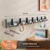 ZNMW Invisible Folding Wall Hook Rack