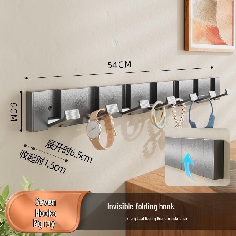 

ZNMW Invisible Folding Wall Hook Rack
