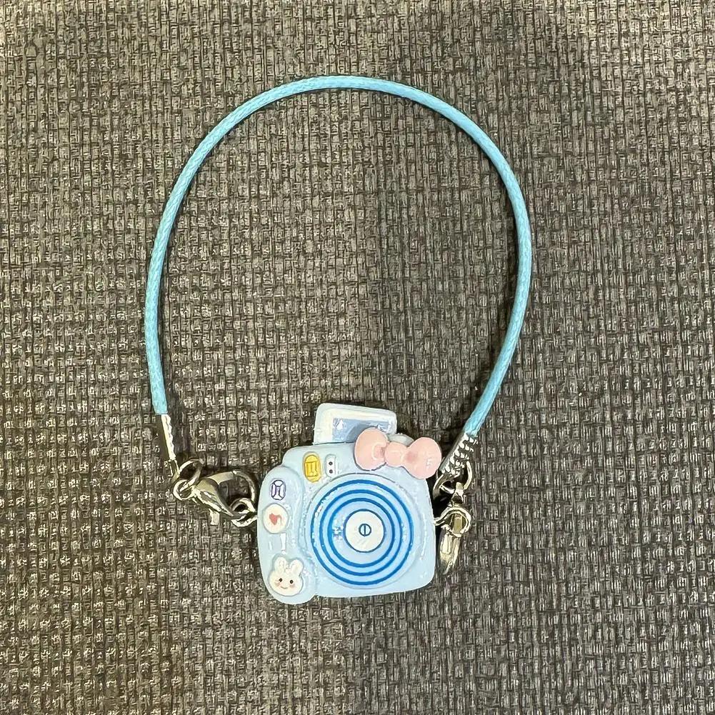 Small Diy Camera Dress Up Plush Plaything For 17Cm Labubu Doll Accessories Dollhouse Hanging Neck Accessories Dollhouse Pendant