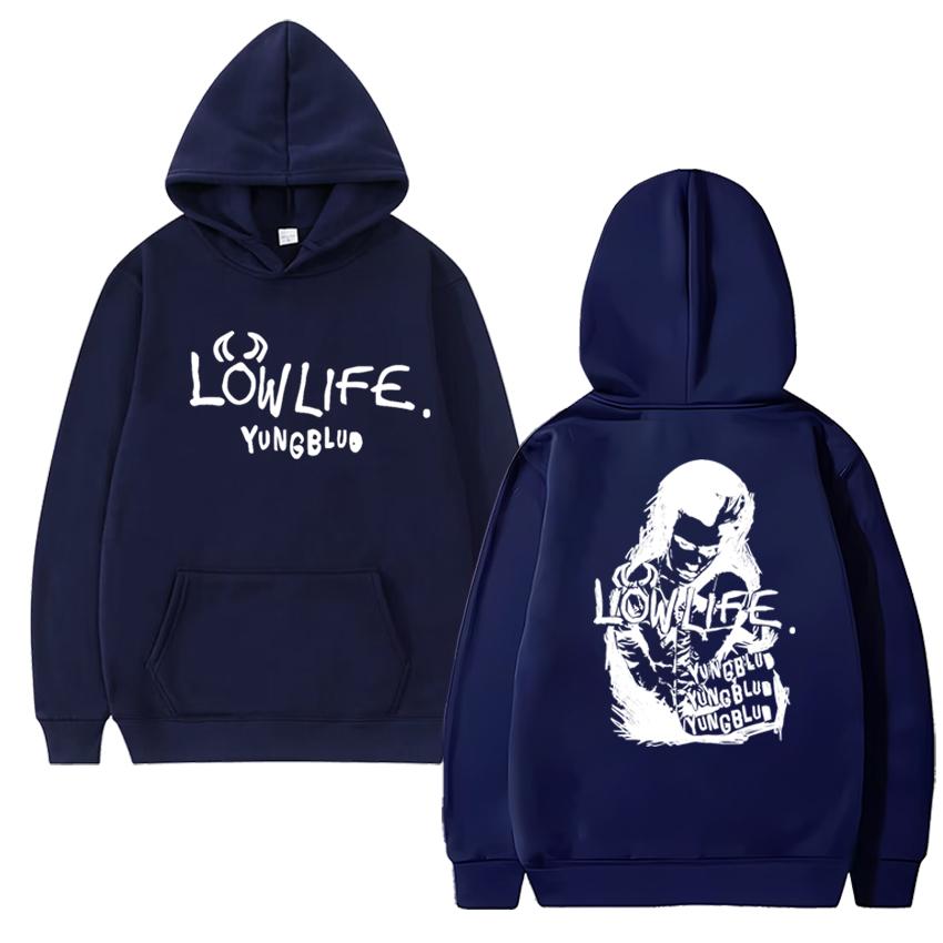 

Hot Singer Yungblud Lowlife 2025 New Song Double Sided printed streetwear Men women vintage White Hoodie Unisex Fleece pullover 3XL