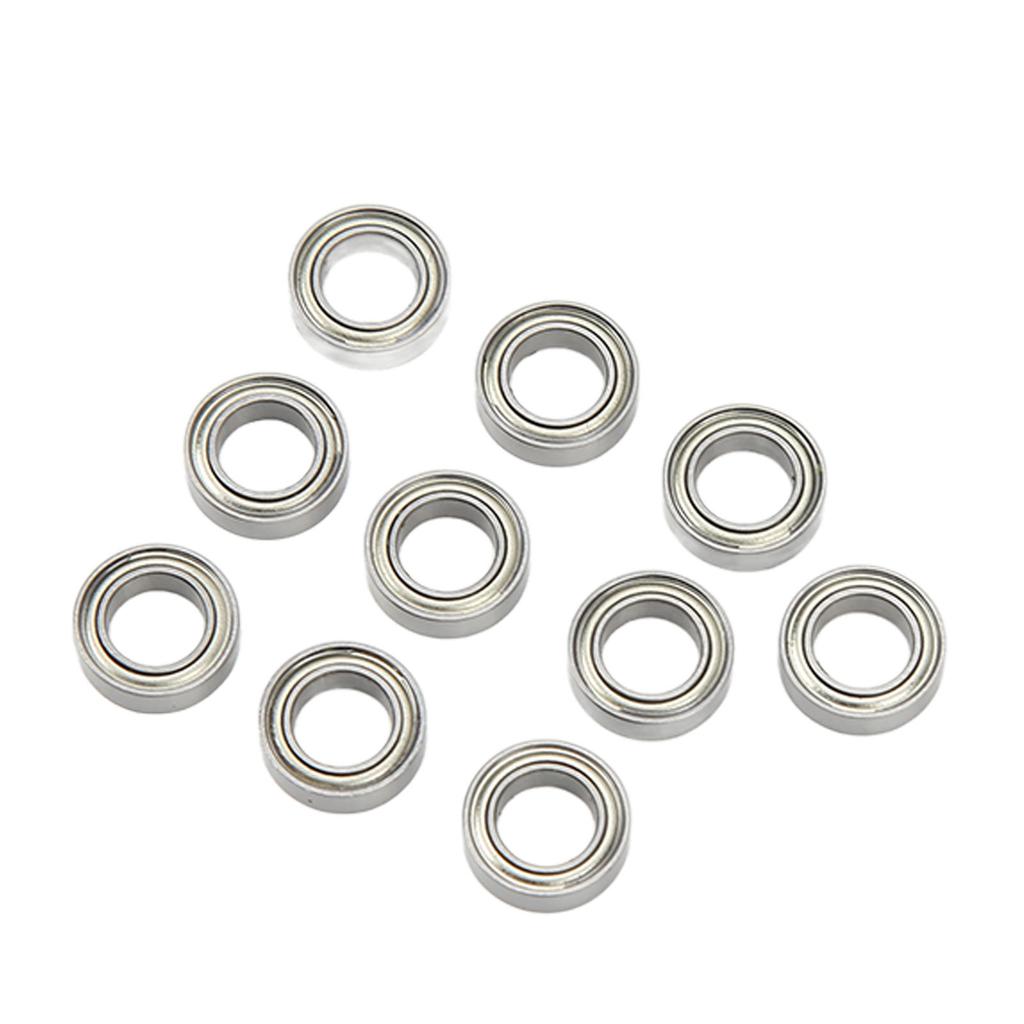 10PCS RC Ball Bearings Set Steel Silver RC Ball Bearing Corrosion Resistant RC Accessories For 110