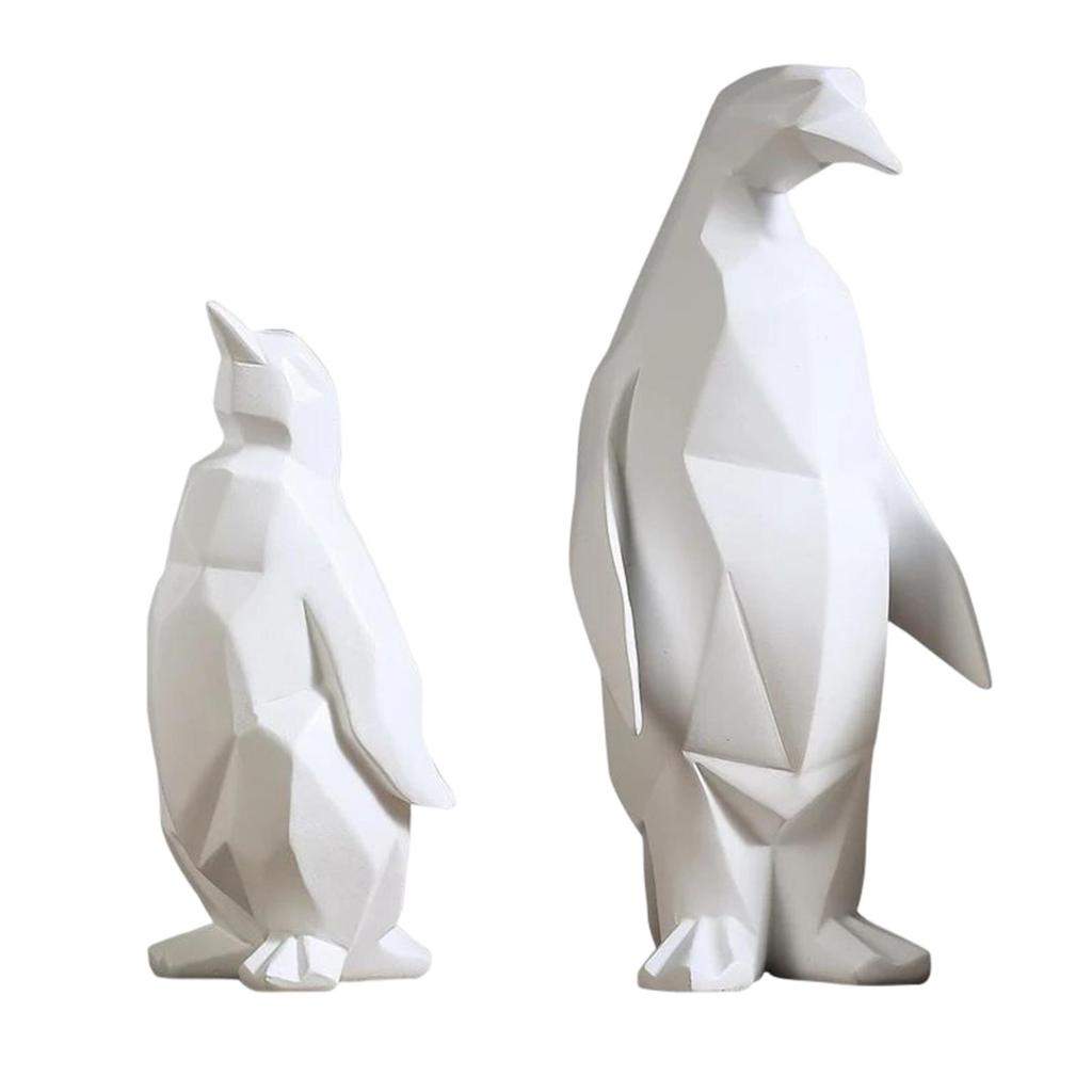 Tučňák Socha Umění Figurka Sbírka Ozdoba Pryskyřice Soška pro Krb Stůl Obývací Pokoj Domácí Dekorace Narozeniny