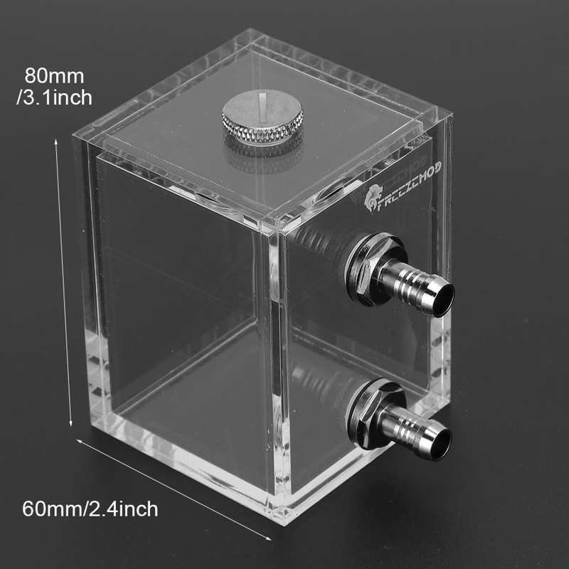 200ml Transparent Acrylic Water Cooling Tank Computer Water Cooled  Reservoir for PC Liquid Cooling System Accessories