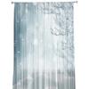 Winter Snowy Day Branches Sheer Curtains Living Room Window Tulle Curtains For Bedroom Kitchen Home Decoration Voile Drapes