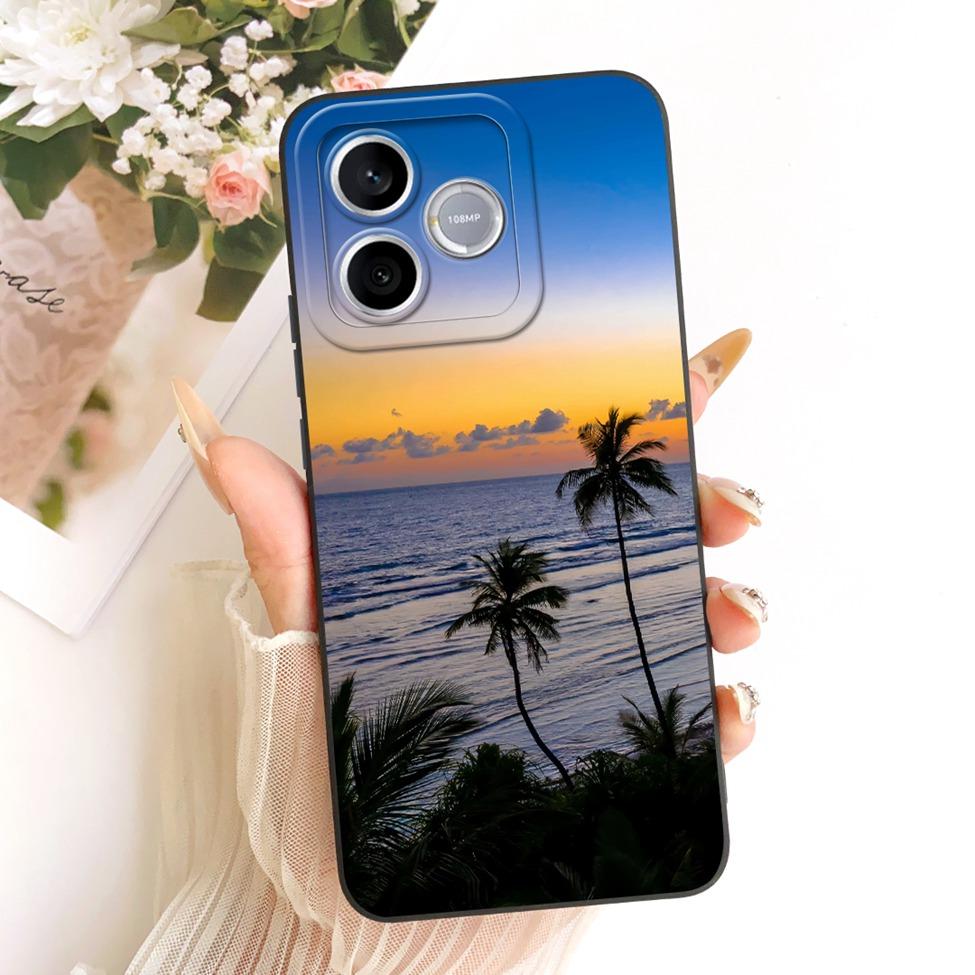 For Honor 600 Lite 5G Casing Cover Silicone Luxury Fashion Kawaii Cute Painted Shockproof Phone Case For Honor LNA-NX1