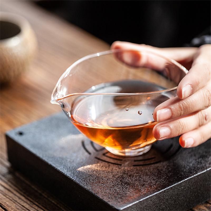 Copo de Chá de Vidro Resistente ao Calor Estilo Japonês Jarro de Chá Jarro de Chá Kung Fu Puer Xícara de Chá Utensílio de Chá
