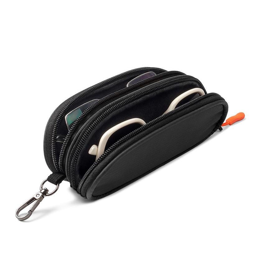 New Double Layer Sunglasses Case Organizer Waterproof Travel Bag Multi-Functional Durable Material Storage Box Business Trips