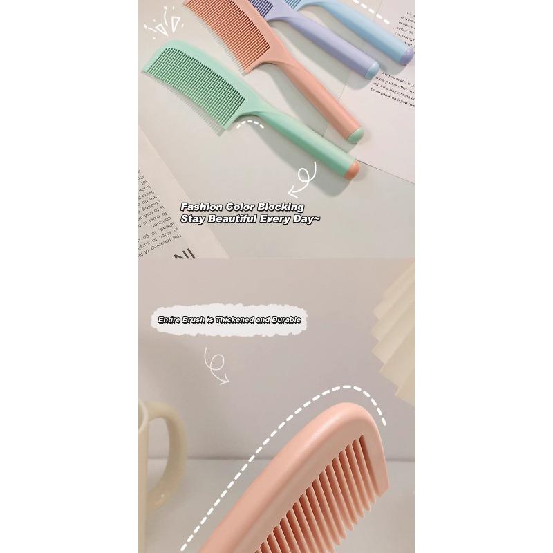 Anti-tangle Hair Comb, Long and Short Hair Smoothing Comb, Straight and Curly Hair, Good-looking Girls’ Dormitory Comb