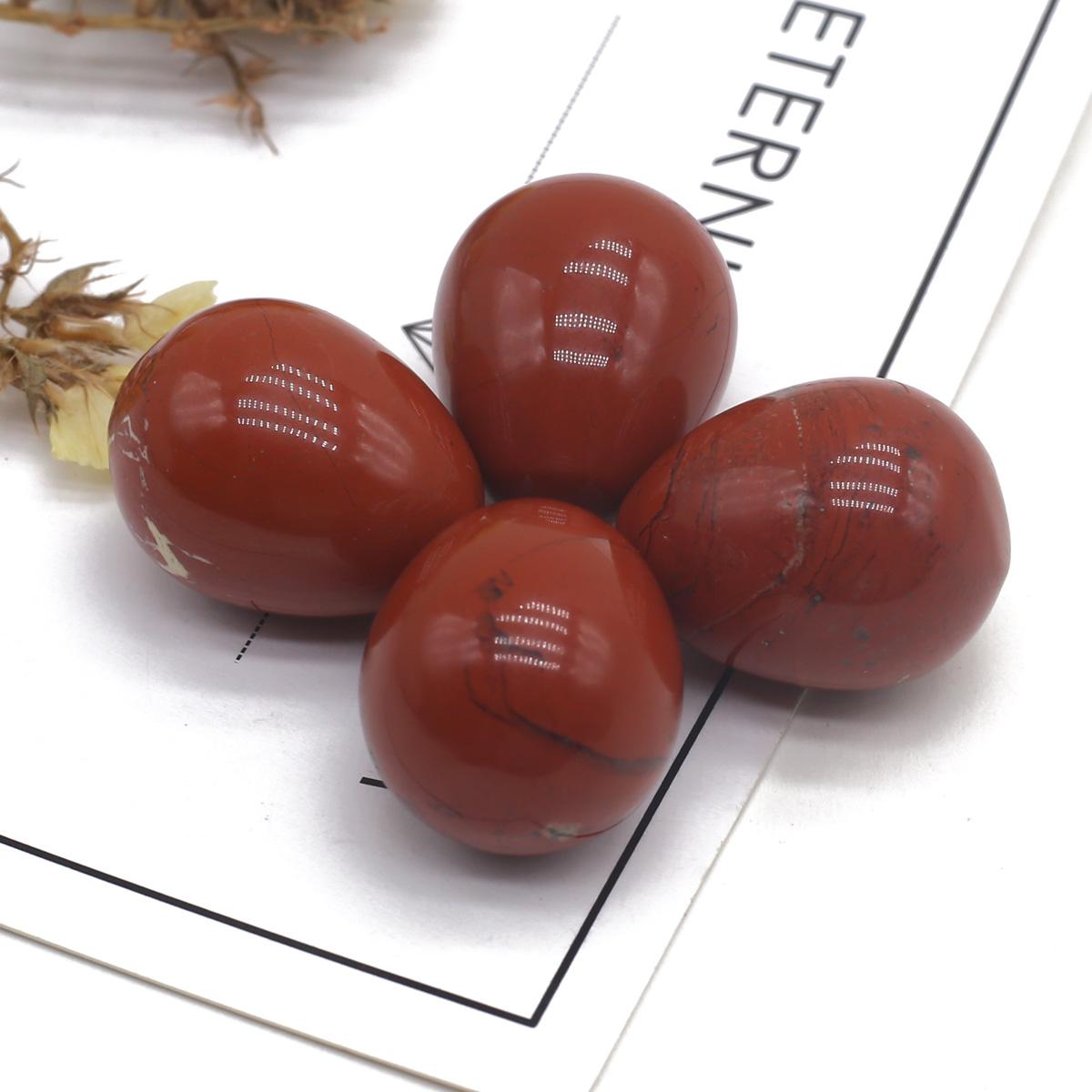 

Орнамент из натурального камня в форме яйца Кристалл Розовый Кварц Аметист Агат Содалит Опал Желтый Нефрит Украшение Дома Декор Ювелирные Изделия 17×22 мм 2Pc/17×22mm-Mix Color