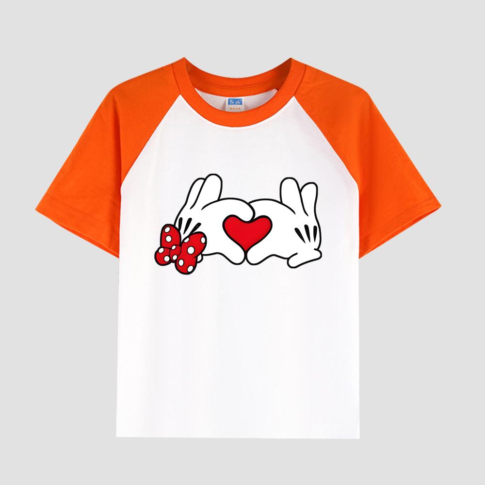 

Детская хлопковая футболка с короткими рукавами и цветочным принтом, круглый вырез, стильный повседневный топ для девочек на лето 150cm