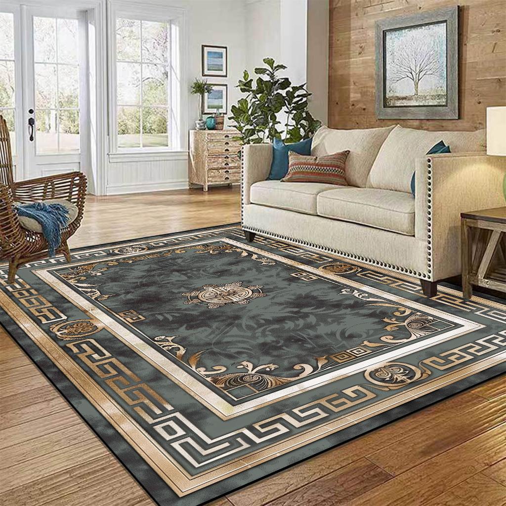 Nordic Luxury Washable Carpets Large Area Rugs for Living Room Bedroom Modern Home Decor Non-Slip Floor Mat
