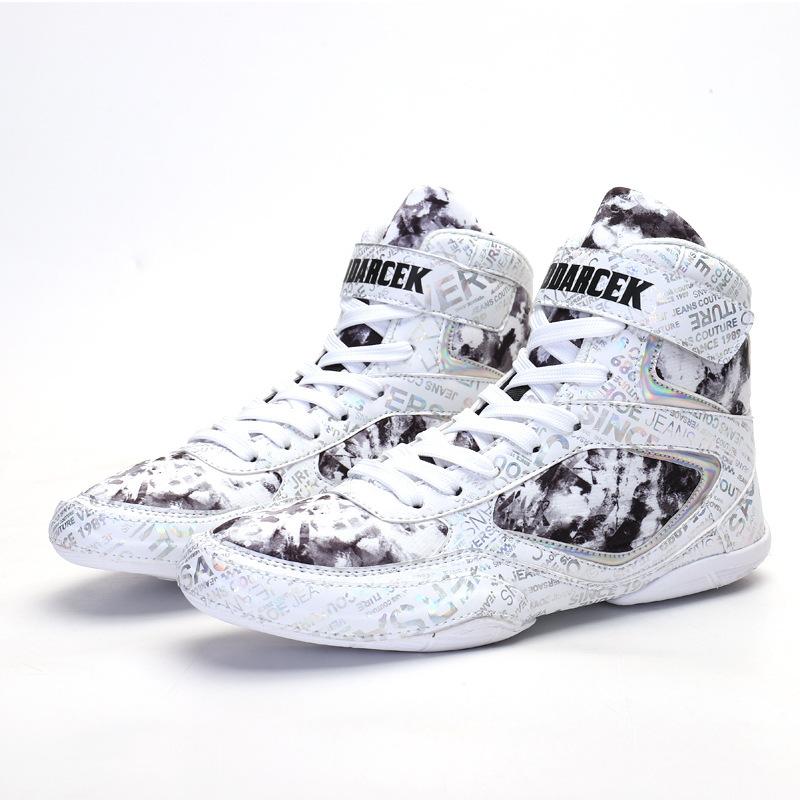 

Men s and women s wrestling shoes breathable shock absorption martial arts boxing Sanda weightlifting squat comprehensive training room 36