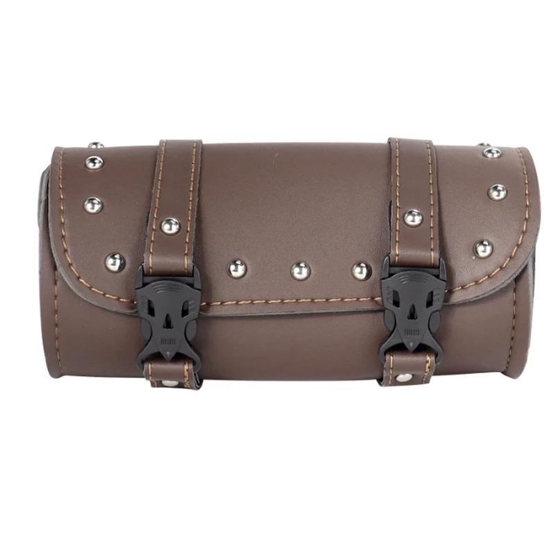 Universal Motorcycle Front Fork Tool Bag Universal Handlebar Bag Fit For Harley Sportster Kawasaki Yamaha Dyna Softail