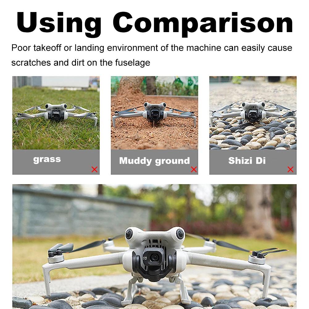 For DJI Mini 4 Pro Landing Gear Folding Anti-fall Anti-dirt Heightened Training Rack DJI Drone Heightening Stand Accessories