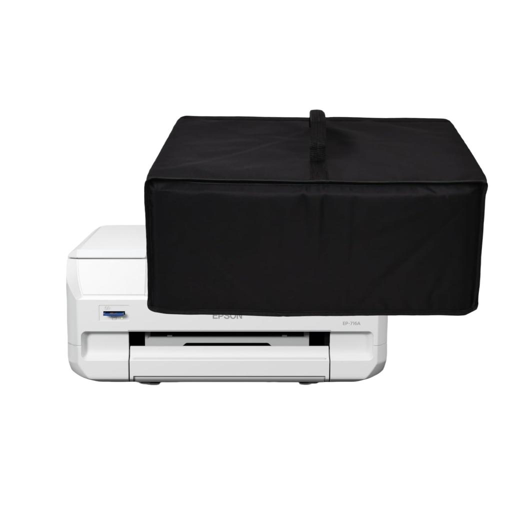 Amerbtech Printer Cover Compatible Epson Cover Printer Protective Case Dust Cover Nylon Fabric Waterproof Dustproof 46CMX36CMX15CM with EP-716A/