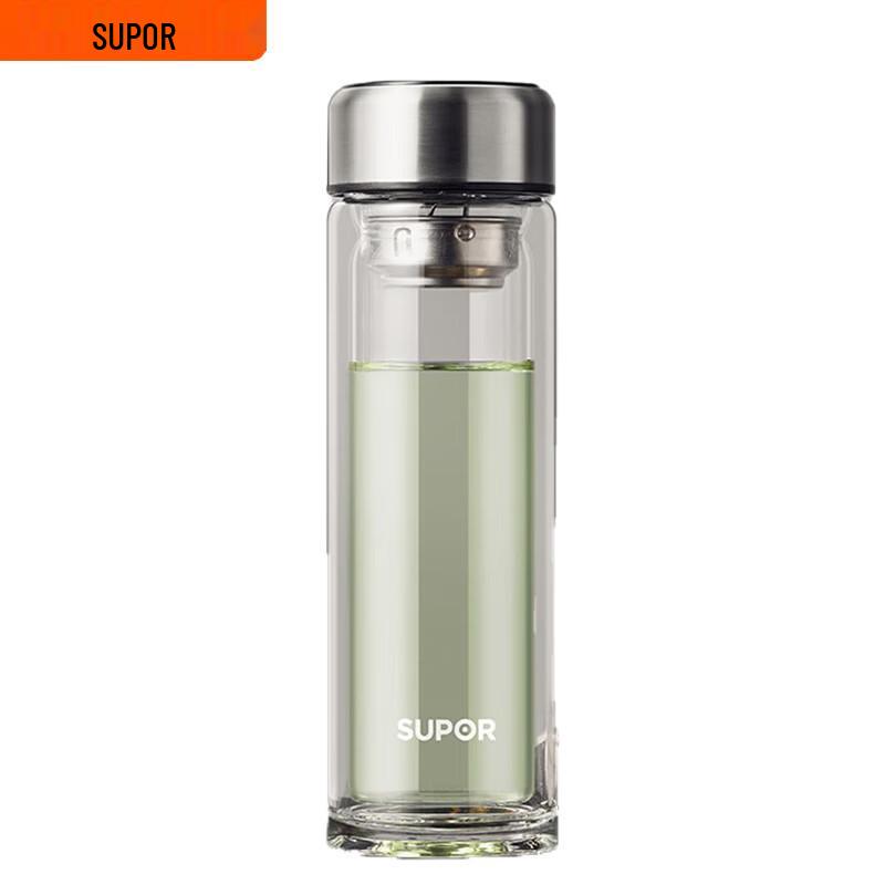 Supor Double-Layer Glass Tea Infuser Cup