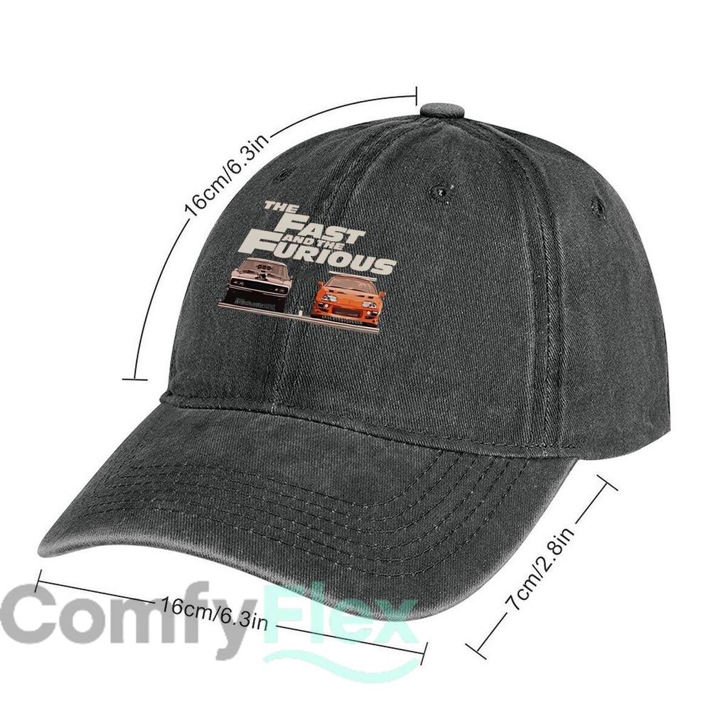 Fast & Furious Racing Fashion Washed Baseball Cap Outdoor For Womens Unisex Female Beach Dad Hat Hip Hop