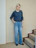 Reply Wool Round Cardigan_Smoke Blue