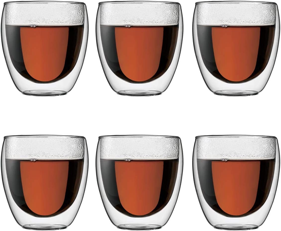 

BODUM PAVINA Double Wall Glass 250ml of (Set 6) 4558-10-12J