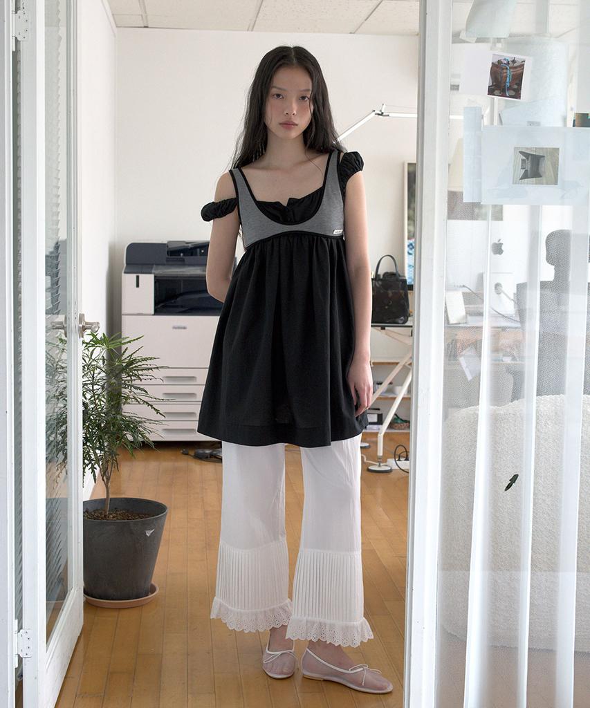 Obeodyupeulleeo Cotton Baby Doll Dress_Black