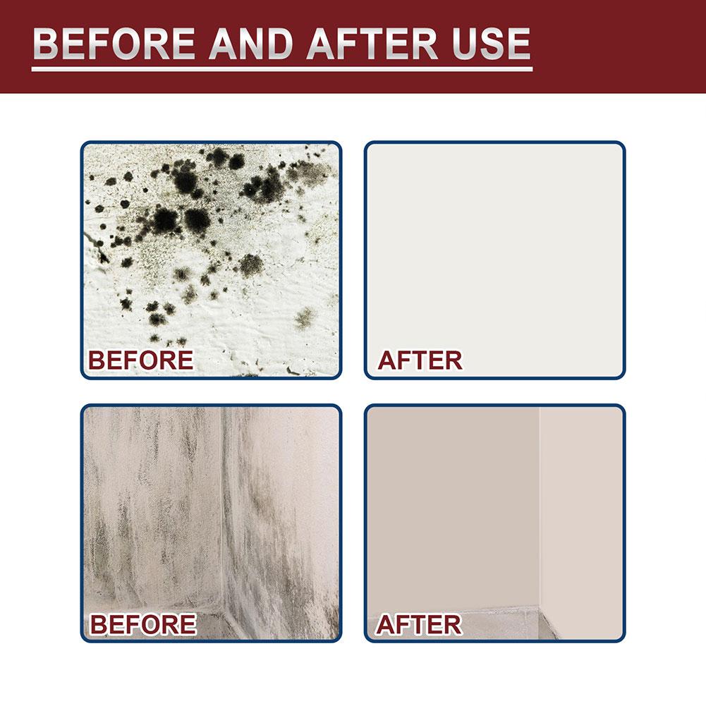 Wall Mildew Remover Mildew Stain Remover Spray Active Mildew Mould Removal Foam Spray Long-lasting Effect Wall Mold Remover