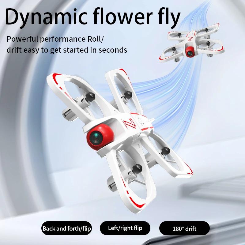 CZ07 Mini Quadcopter 4K Dual Camera 360 Degree Rotation Headless Mode Video Shooting Stunt Headcopter Drone