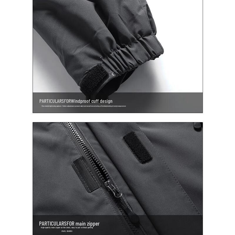 Jeep Men's 3-in-1 Outdoor Windproof Warm Jacket