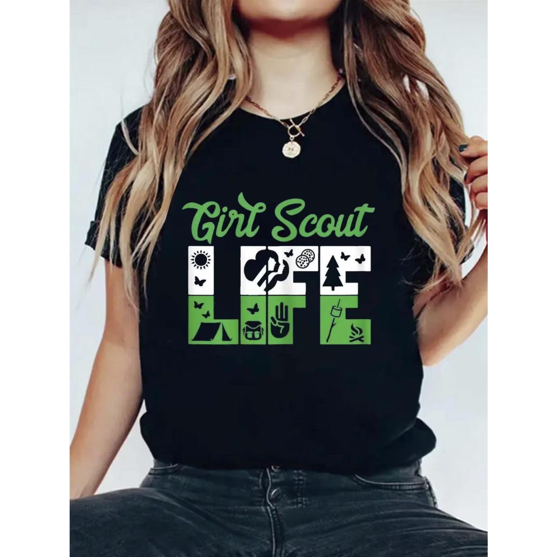 

Scout Life T-Shirt - Trendy and Cozy Black Shirt, Great for Camping and Outdoor Activities - Crafted From Soft, Airy Material for All-Day Comfort XXL чорний