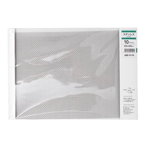 

Kyuho Metal Works Stainless Steel (SUS304) Mesh Sheet, 10m/s x 200mm x 300mm Wide, E9100