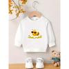 European sizes Cute Cartoon Print Pattern, Durable, Wrinkle Resistant, Comfortable and Versatile Round Neck Hoodie for Baby Kids