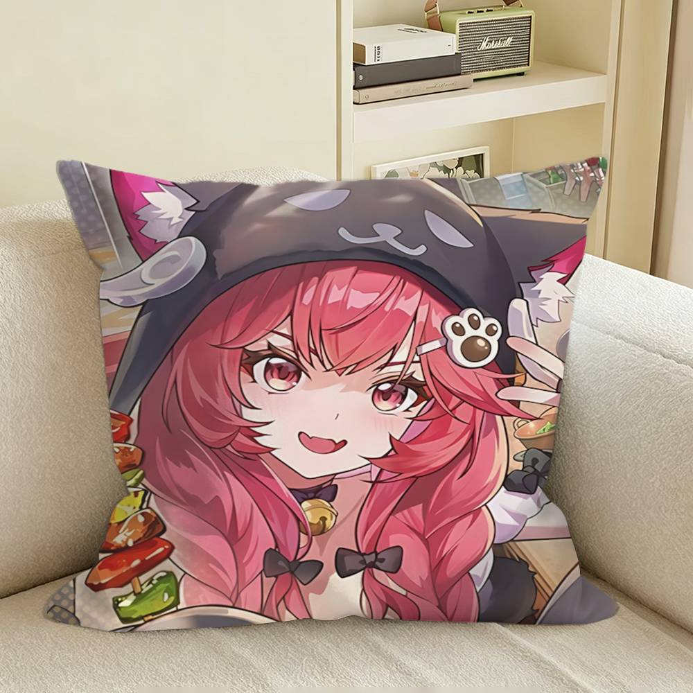 Goth Lacrimosa Game NTE Square Sofa Pillow Cover Solid Color Living Room Home Decor Cushion Case
