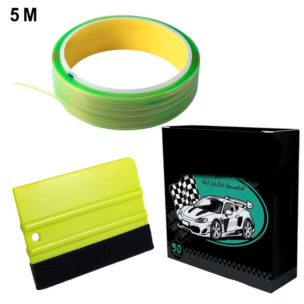 Flexible 550M Safe Finish Line Tape for Accurate Vinyl Wrapping Applications 5M