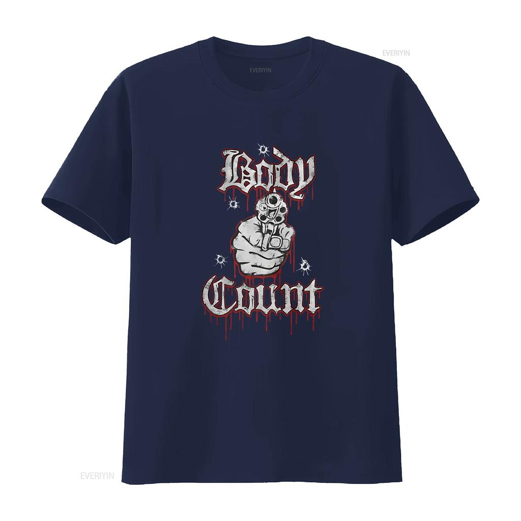 Body Count Talk Sh t Black Shirt OFFICIAL vintage Washed Comfortable Versatile homme Stylish designer clothes Casual fashion