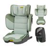 Jovikids Foldable Child Seat with ISOFIX, i-Size R129 Car Seats approx 3-12 Years (100-150cm), Booster Seat with Backrest, Suitable for Travel (Green)