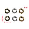 Multi Color Spacer Beads Ornate Metal Big Hole Beads For Jewelry Projects