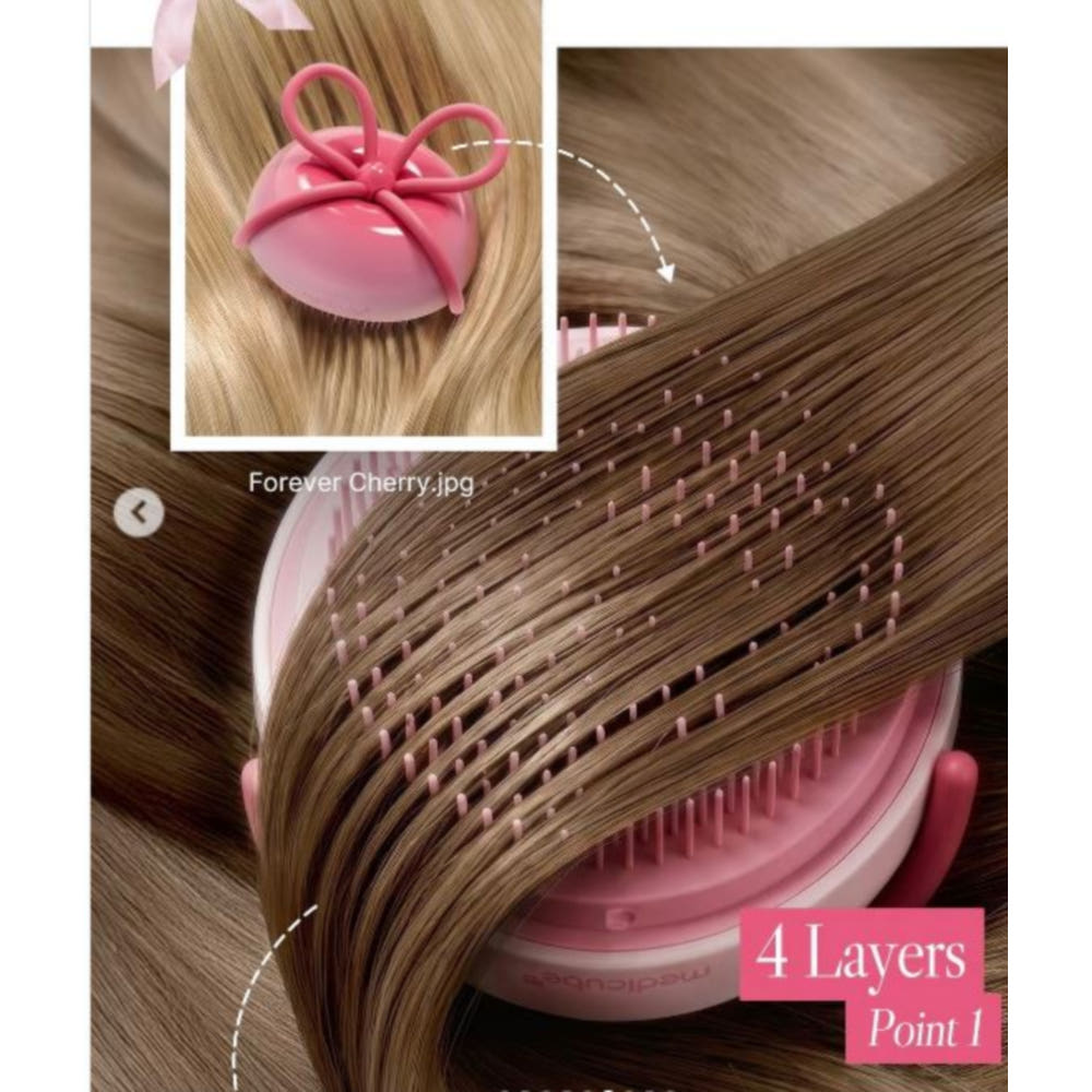 Medicube Forever Cherry Jang Won-young Hair Brush Scalp Care Styling Brush 3color