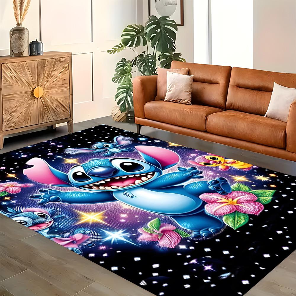 Stitch Angelic Fantasy for Living Room rug, Bedroom, Study Room, Hallway Decoration, Perfect for Home Decoration or Holiday Gifts