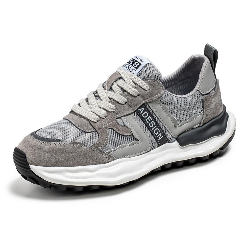 

Men s shoes summer breathable mesh sports shoes lace-up non-slip wear-resistant tide shoes men s shoes casual shoes student running shoes 39