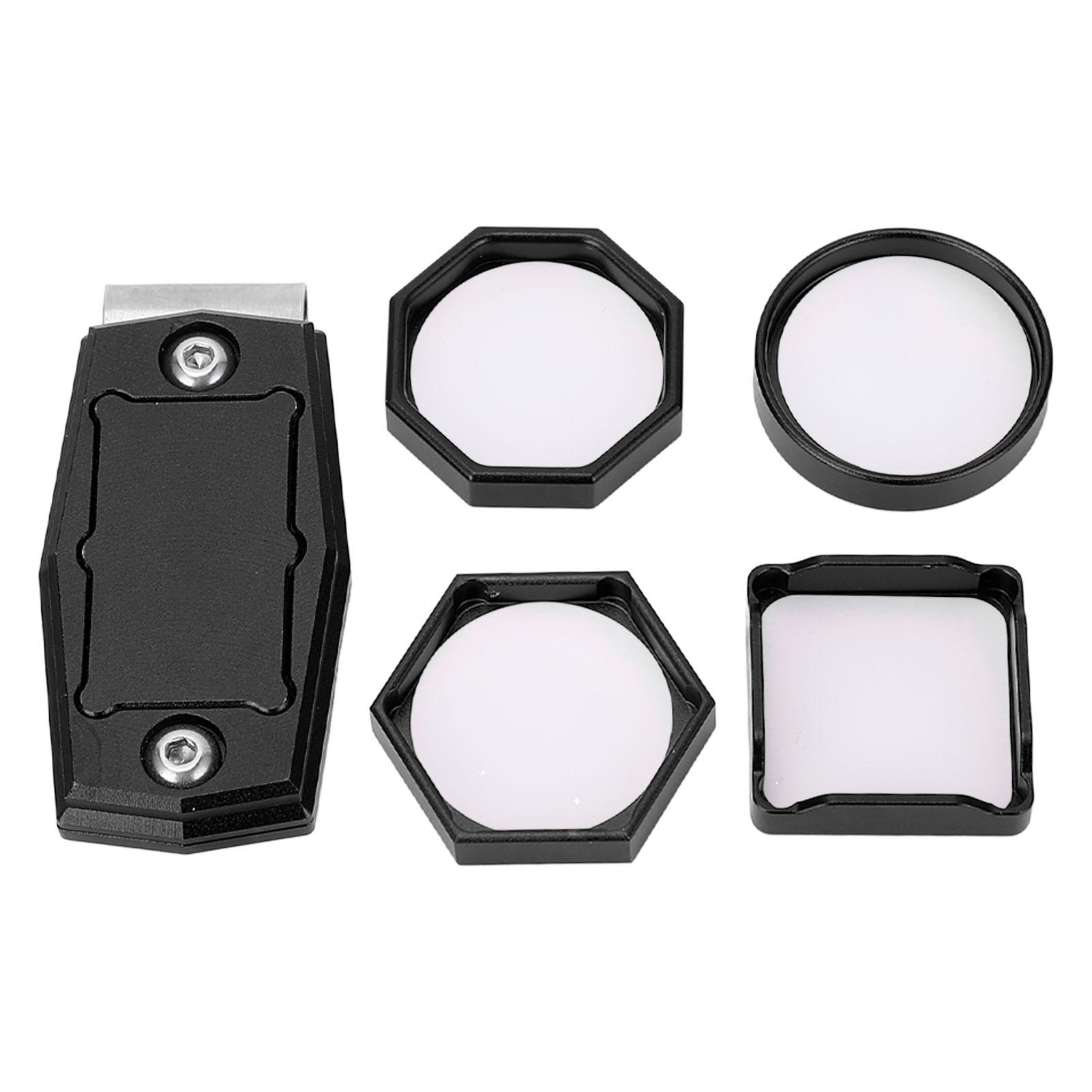 

Billiard Chalk Case Magnetic Hexagonal Octagonal Circular Aluminum with Clip Pool Chalk Carrying Case