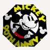 1pc Mickey Mouse 90th Anniversary Fully Automatic Folding Portable Umbrella, 8 Iron Frames, Three-Fold Design, Suitable for All Seasons, Sui