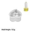 DIY Round Candle Holder Silicone Molds Star Heart Shape Plaster Resin Candlestick Mould Candle Accessories Tool Home Table Decor