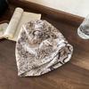 Retro-Kopftuch im koreanischen Stil für Damen - Lockere Herbst-/Wintermütze für ein kleineres Gesicht, Warmer Pullover für die Zeit nach der Geburt
