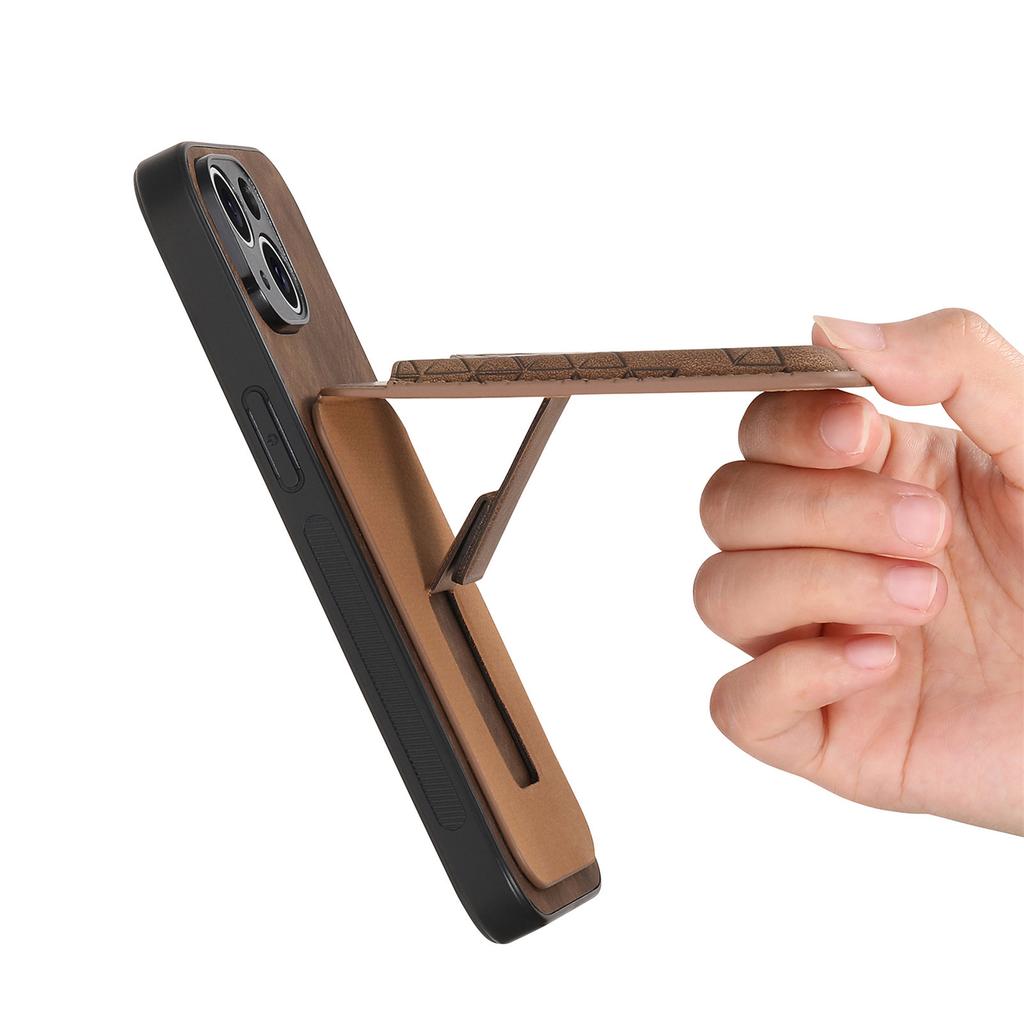 For Google Pixel 7a Case Imprinted Pattern Card Holder Kickstand Leather Back Cover